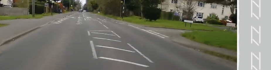 Chevron Road Markings
