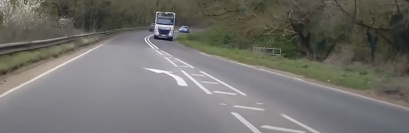Curved Arrow Road Marking