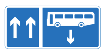 Contra-Flow Bus Lane