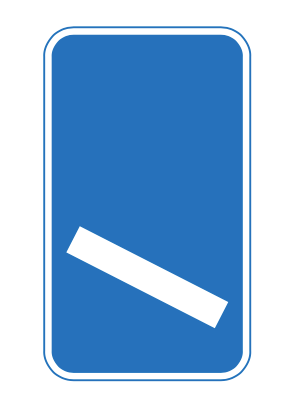 countdown-markers-at-exit-from-motorway sign