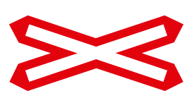 level-crossing-without-barrier sign