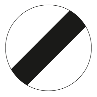 National Speed Limit Applies
