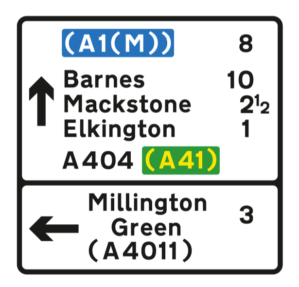 non-primary-routes-on-approaches-to-junctions sign