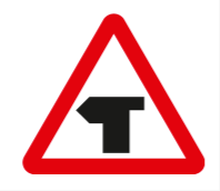 t-junction-with-priority-over-vehicles-from-the-right sign