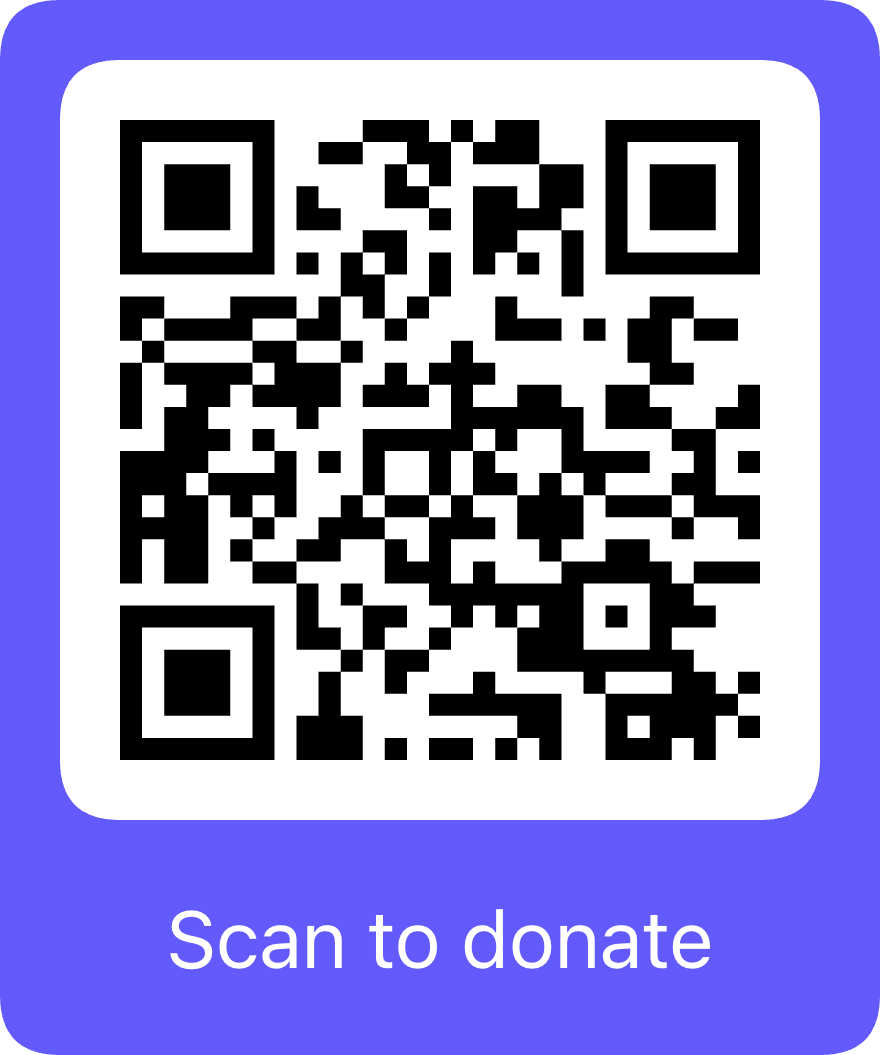 QR Code for Donations