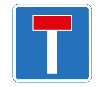 no through-road-for-vehicles